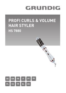 Manual Grundig HS 7880 Hair Styler