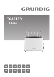 Manual Grundig TA 5860 Toaster