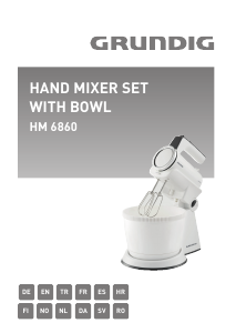 Manual Grundig HM 6860 Hand Mixer