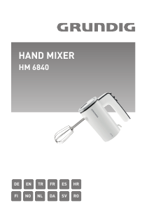 Manual Grundig HM 6840 Mixer de mână