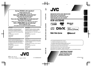 Mode d’emploi JVC KW-AVX840 Autoradio