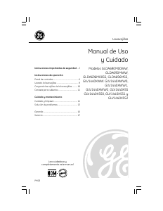 Manual de uso GE GLV1440XWW2 Lavavajillas