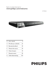 Mode d’emploi Philips DTP4800 Lecteur DVD