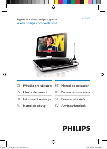 Manuál Philips PD9005 Přehrávač DVD