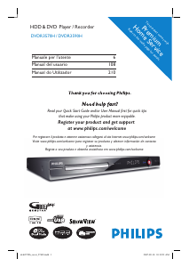 Manuale Philips DVDR3570H Lettore DVD
