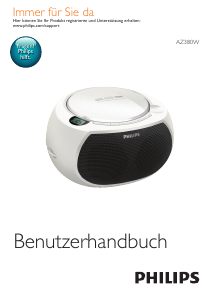 Bedienungsanleitung Philips AZ380W Stereoanlage