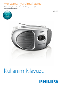 Kullanım kılavuzu Philips AZ105S Stereo müzik seti