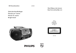 Manual Philips AZ1220 Aparelho de som
