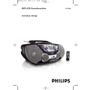 Instrukcja Philips AZ1826 Zestaw stereo