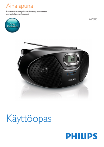 Käyttöohje Philips AZ385 Stereosetti