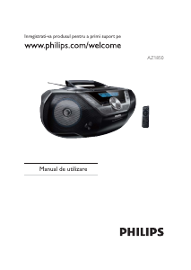 Manual Philips AZ1850 Stereo set