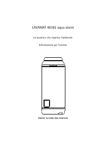 Manuale AEG L48382 Lavamat Lavatrice