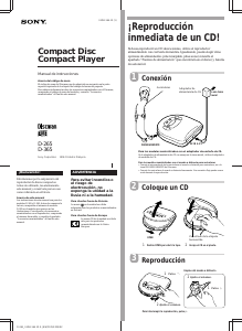 Manual de uso Sony D-265 Discman