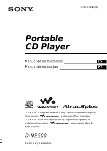 Manual de uso Sony D-NE500 Discman