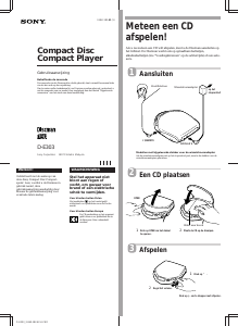 Handleiding Sony D-E303 Discman