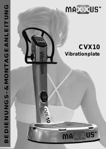 Bedienungsanleitung Maxxus CVX10 Vibrationsplatte
