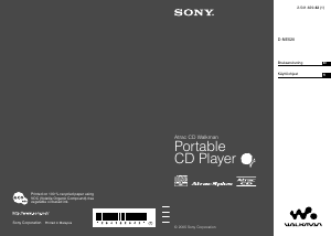 Bruksanvisning Sony D-NE520 Discman