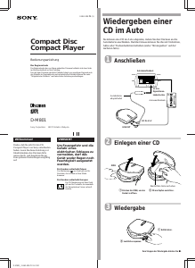 Bedienungsanleitung Sony D-M801 Discman
