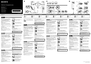 Manual Sony XBA-C10 Căşti