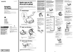 Bruksanvisning Sony D-E200 Discman