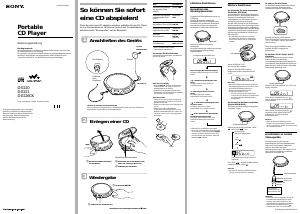 Bedienungsanleitung Sony D-E221 Discman