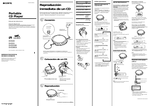 Manual de uso Sony D-E221SR Discman