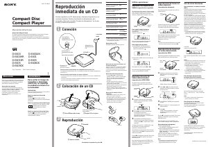 Manual de uso Sony D-E400AN Discman