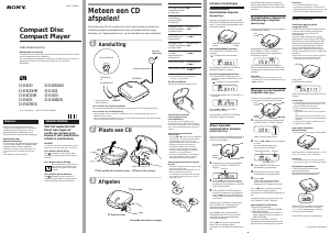 Handleiding Sony D-E400HR Discman