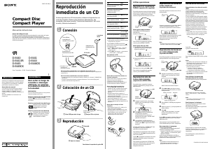 Manual de uso Sony D-E441SR Discman