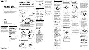 Manual de uso Sony D-E707 Discman