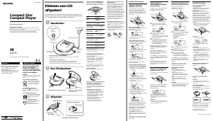 Handleiding Sony D-E775 Discman