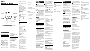 Handleiding Sony D-EJ021 Discman