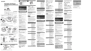 Bedienungsanleitung Sony D-EJ106CK Discman