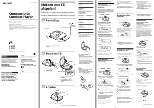 Handleiding Sony D-ES51 Discman