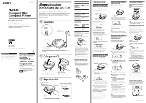 Manual de uso Sony D-T401 Discman