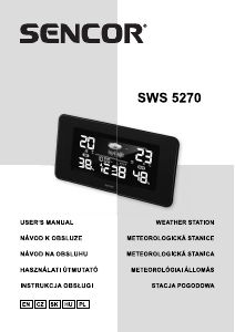 Instrukcja Sencor SWS 5270 Stacja pogodowa