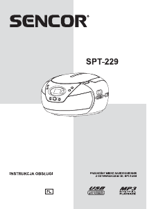 Instrukcja Sencor SPT 229 M Zestaw stereo