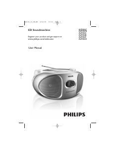 Bruksanvisning Philips AZ102N Stereoanläggning
