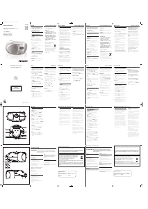 Manual de uso Philips AZ102P Set de estéreo