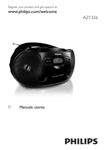 Manuale Philips AZ1326 Stereo set