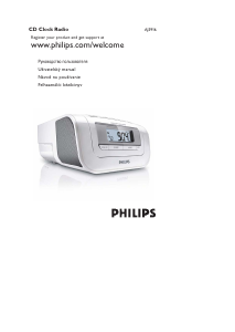 Руководство Philips AJ3916 Радиобудильник