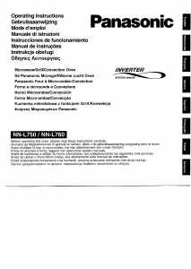 Mode d’emploi Panasonic NN-L760 Micro-onde