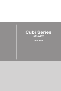 Bedienungsanleitung MSI Cubi N 8 GL Desktop