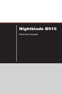 Manual de uso MSI Nightblade 3 Computadora de escritorio