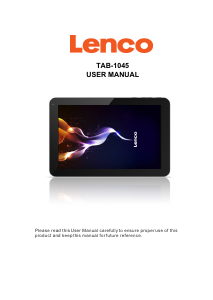 Manual Lenco TAB-1045 Tablet