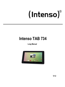 Manual de uso Intenso TAB 734 Tablet