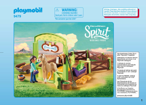 Manuale Playmobil set 9479 Spirit Pru e la stalla di Chica Linda