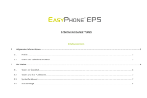 Bedienungsanleitung Easypix EasyPhone EP5 Handy