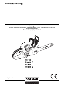 Bedienungsanleitung Dolmar PS-460 Kettensäge