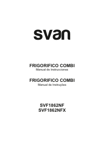 Manual de uso Svan SVF1862NFX Frigorífico combinado